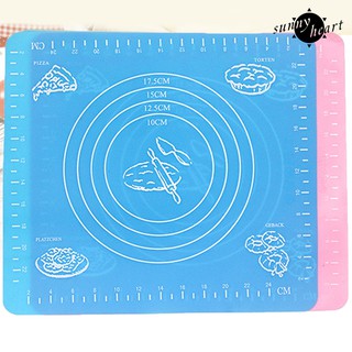 SUN Non-stick Scale Rolling Dough Mat Liner Baking Fondant Pad Cooking Tool