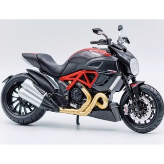 โมเดลรถมอเตอร์ไซค์บิ๊กไบค์DUCATI DIAVEL-CARBON ขนาดของตัวรถ1/12