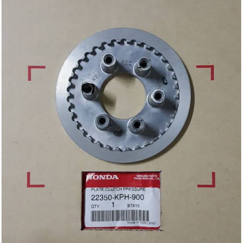 แผ่นกดคลัทช์ 6หลัก Wave 125 แท้ศูนย์ 22350-KPH-900
