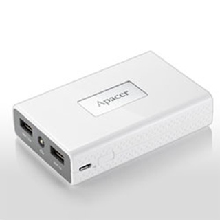 แบตสำรอง / พาวเวอร์แบงค์ ลดล้างสต๊อก APACER (6,600 mAh, White) APB120W-1 AP