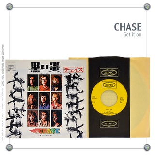 แผ่นเสียง Chase - Get It On (黒い炎), 7นิ้ว, Japan, 1971