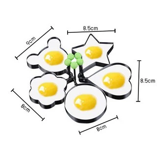 🍳แม่พิมพ์ทอดไข่ เเพนเค้ก แบบสแตนเลส แม่พิมพ์ครัวทำอาหาร ไข่ดาว ไข่เจียว🍳 #B-0039