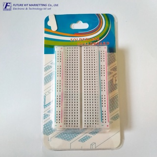 โฟโต้บอร์ด Mini Solderless Breadboard Bread Board 400 Holes Contacts Available Test Board 8.5*5.5CM