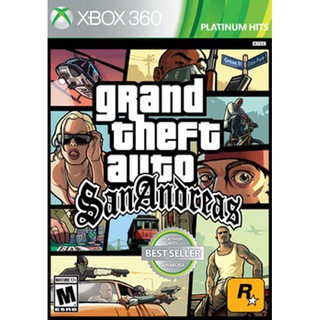 แผ่น XBOX 360 : GTA San Andreas HD ใช้กับเครื่องที่แปลงระบบ JTAG/RGH