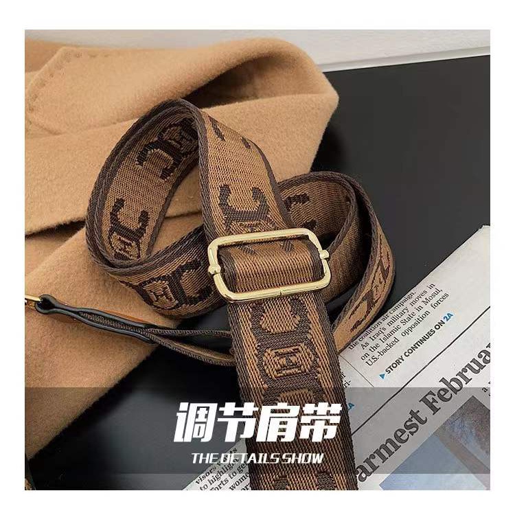 ใหม่ สายสะพายกระเป๋า ทรงเมสเซนเจอร์ กว้าง ปรับได้ เข้ากับทุกการแต่งกาย แบบเปลี่ยน