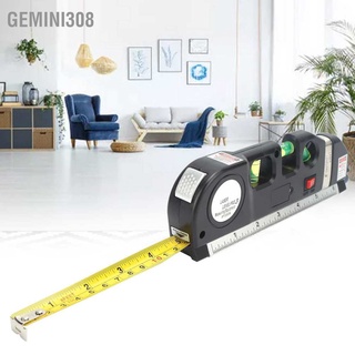 Gemini308 Laser Spirit Level Multifunctional Horizontal Ruler Measuring Tape Measure