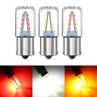 หลอดไฟเลี้ยวรถยนต์ LED 1157 BAY15D S25 1156 BA15S 3030SMD สีเหลืองอําพัน สีแดง 2 ชิ้น