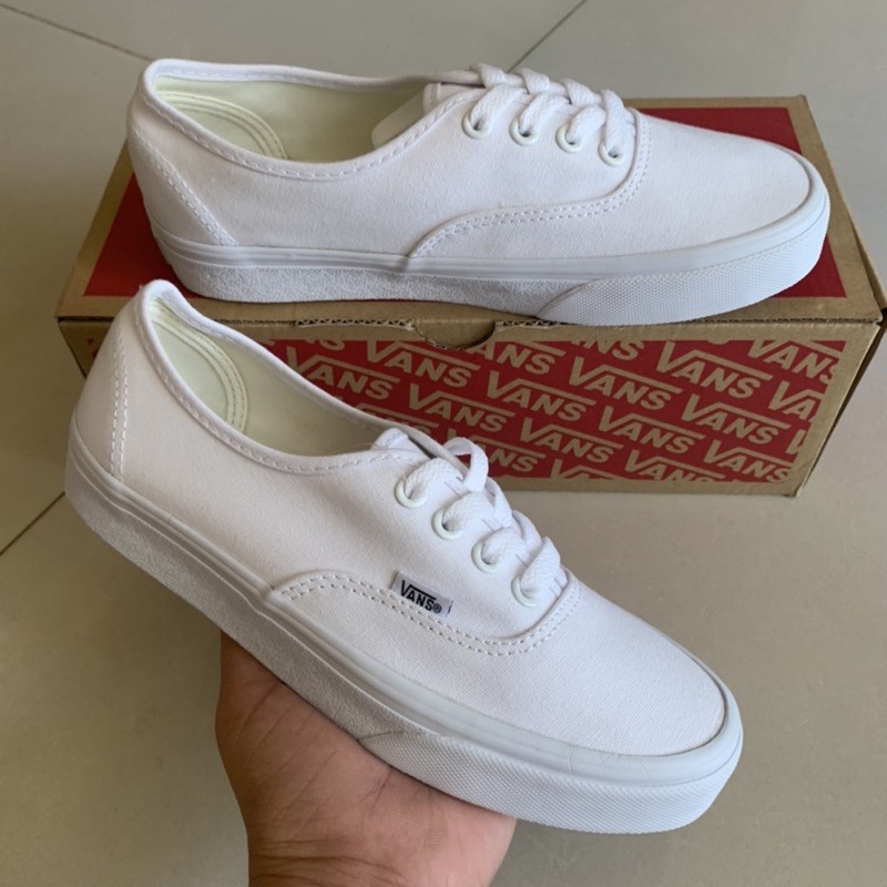 authentic all white vans