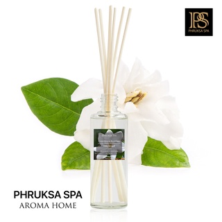 PHRUKSA SPA ก้านไม้หอมปรับอากาศ กลิ่นการ์ดิเนีย บลูมส์ 100 มล. (Reed Diffuser Gardenia Blooms)แถมฟรี! ก้านไม้หวาย