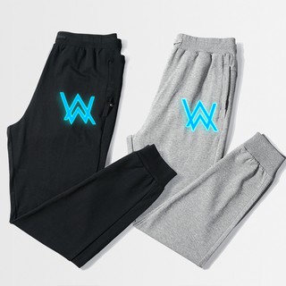 Boys luminous pant alan walker trousers kids cotton sweatpants กางเกงลำลองเด็ก