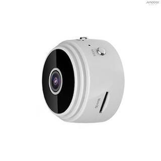 Andoer Mini WIFI Camera Outdoor Portable Metal Cameras Light Weight Night-Vision 1080P Loop Recording Cam with Holder