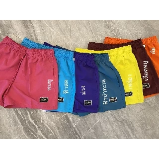Easywears 555 ⚡️ถูกที่สุด ราคาโรงงาน กางเกงขาสั้นชายหญิง กางเกงกีฬา ใส่อยู่บ้าน ออกกำลัง สีพื้น มีกระเป๋าข้าง เอวยางยืด