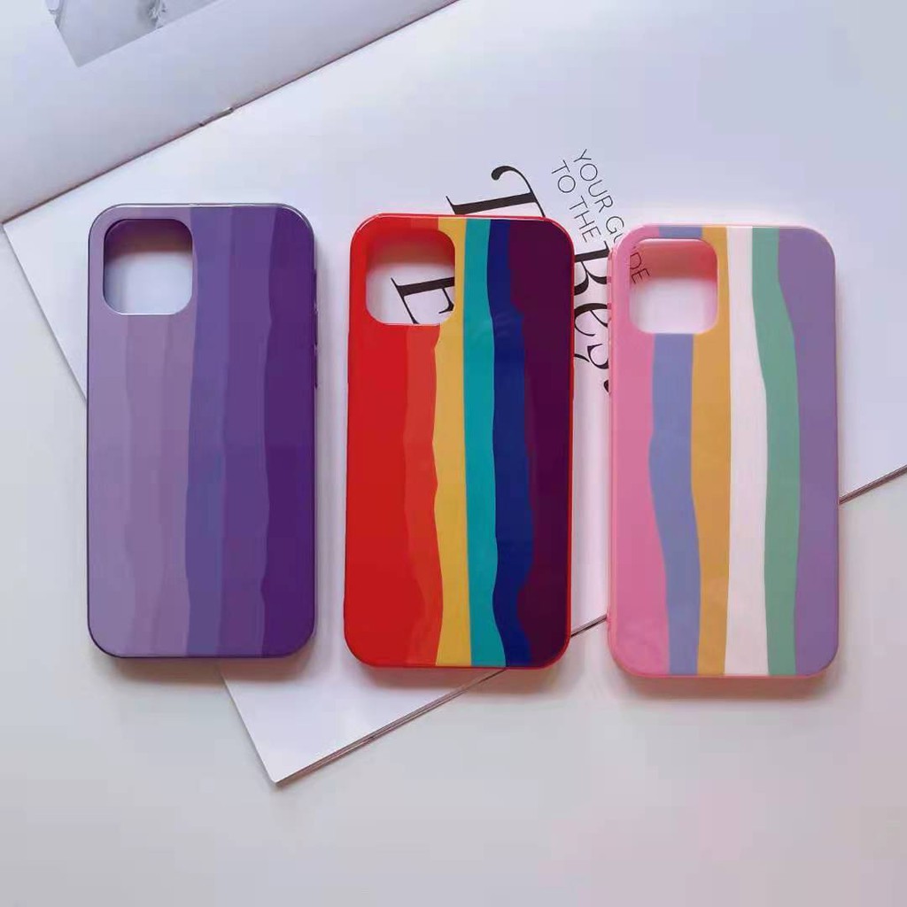 เคสIMDสีรุ้งพาสเทลมาใหม่ค่ะ OPPO-A15-A93-A92020-A3S-A5S-A31-Rono4-Realme5