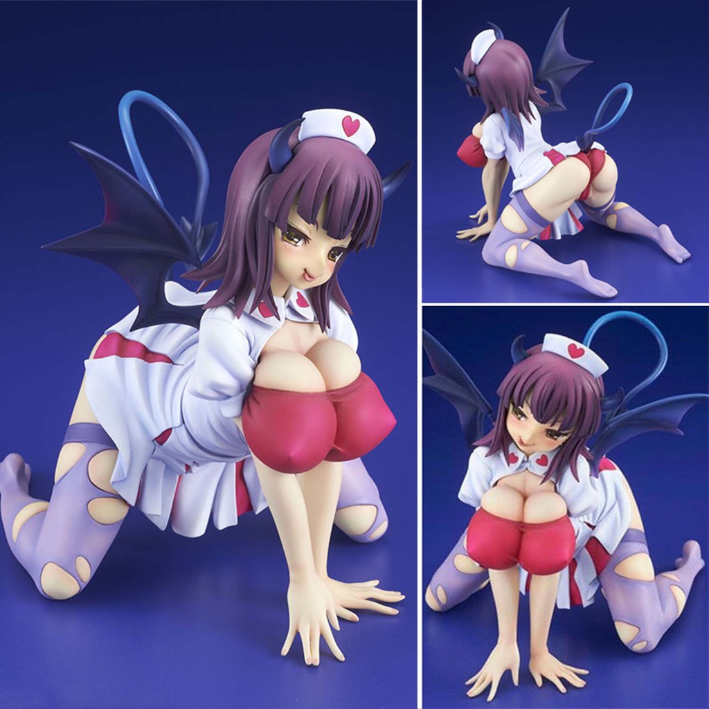 Figure ฟิกเกอร์ Model โมเดล Kenketsu Q-Six Blood Donation Akuma Akane White Devil ชุดพยาบาล