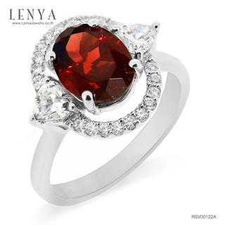 Lenya Jewelry แหวนโกเมน (Garnet) สีแดง  และช่วยให้สมปรารถนาในเรื่องหน้าที่การงาน การเงินและเรื่องความรัก