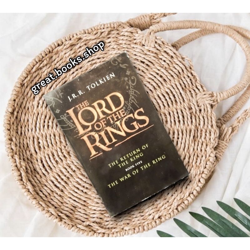 หนังสือTHE LORD OF THE RINGS THE RETURN OF THE KING BookFive (👉🏻มือสอง👈🏻สภาพตามภาพคลิป)