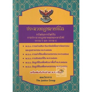 ประมวลกฎหมายที่ดิน และพ.ร.บ.เกี่ยวกับที่ดิน แก้ไขล่าสุด 2563( ขนาดพกพาเล่มจิ๋ว)