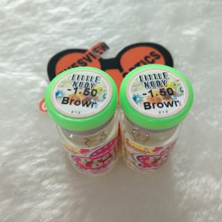 คอนแทคเลนส์สีน้ำตาล Little Nudy  ชนิดรายเดือน