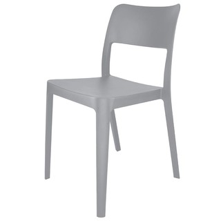 Chair table PLASTIC CHAIR PIONEER PNG9169 GREY Outdoor furniture Garden decoration accessories โต๊ะ เก้าอี้ เก้าอี้พลาสต