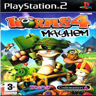 แผ่นเกมส์[PlayStation2]Worms 4 Mayhem