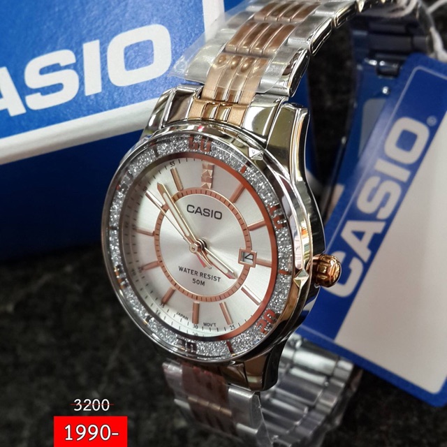นาฬิกาข้อมือสำหรับผู้หญิง Casio LTP-1358RG-7AV