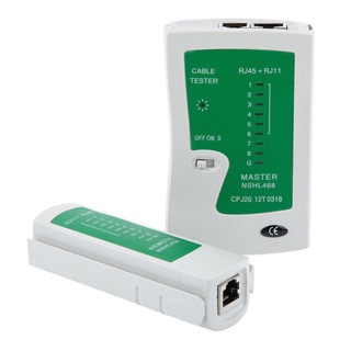 Cable Tester อุปกรณ์ทดสอบสัญญาณสาย Lan/สายโทรศัพท์เป็นตัวทดสอบสัญญาณ