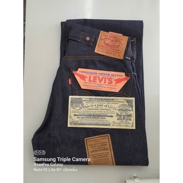 LEVIS VINTAGE CLOTHING LOT 501XXC LVC 1937  MADE IN USA