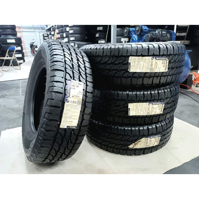 ยางใหม่ค้างปี 245/70R16 Michelin LTX Force ผลิตปี 2017 พร้อมจุ๊บลมแปซิฟิก 4 ตัว จัดส่งฟรีมีเก็บปลายท