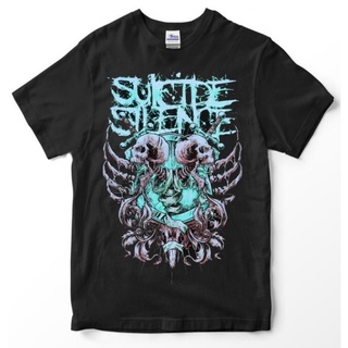 เสื้อยืดวง SUICIDE SILENCE / เสื้อยืดพรีเมี่ยม SUICIDE SILENCE / เสื้อยืดวงเมทัล / เสื้อยืดวงดนตรี / วงเดธคอร์S-5XL