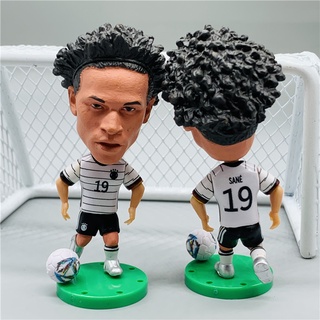 ตุ๊กตาฟิกเกอร์ รูปนักฟุตบอล Star Player Germany 19 Leroy Sané 2022