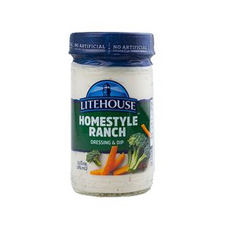 🔥Hot🔥 Litehouse Homestyle Ranch Dressing 384ml ไลท์เฮาส์โฮมสไตล์แรนช์เดรสซิ่ง 🎁ส่งเร็ว🎁