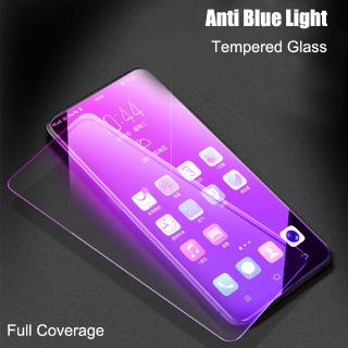 Anti Blue Ray Full Tempered Glass Oppo K1 K3 K5 Reno Z 2Z 3 10x Zoom R17 Pro A3S A5S A9 Realme X2 X Lite Q Screen Protector