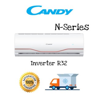 🔥 CANDY by Haier แอร์ติดผนัง Inverter คอยล์ทองแดง รุ่น N-Series รับประกันสินค้า 5 ปี