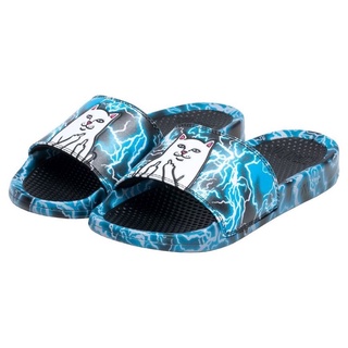 SLUM LTD - RIPNDIP SM22 Nikola Slides Black/Blue