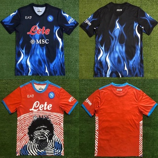 เสื้อกีฬาแขนสั้น ลายทีมชาติฟุตบอล Napoli No.10 Maradona 22-23 ชุดเหย้า