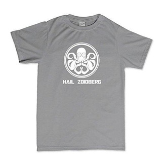 Wanyg Xczl เสื้อยืดแขนสั้น ผ้าฝ้าย 100% พิมพ์ลาย Hail Zoidberg Hydra ของขวัญวันเกิดวันพ่อ สไตล์คลาสสิก