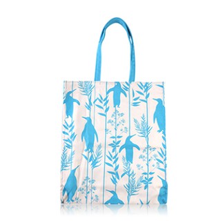 กระเป๋าผ้า กระเป๋าสะพายข้าง กระเป๋าเอนกประสงค์ Clarins Blue Bag