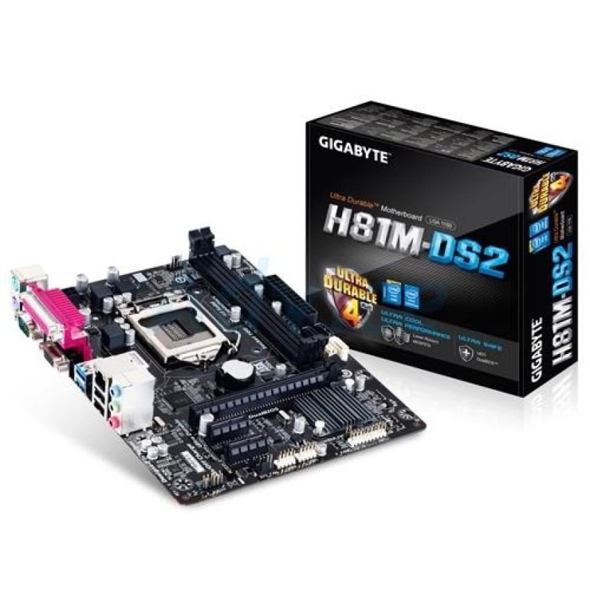 GIGABYTE Mainboard INTEL 1150 GA-H81M-DS2