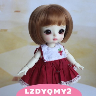 [ราคาจำกัดเวลา] Adorable Doll Short Hair Bob Wig 1/8 BJD Doll Making Supplies