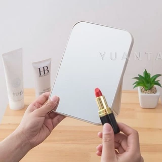 กระจกตั้งโต๊ะ แบบพกพา กระจกพับพกพาสะดวก Folding makeup mirror