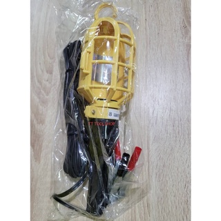 โคมไฟส่องเครื่องแบบปลั๊ก ส่องซ่อมรถ ยาว 8 เมตร 220 V /Utility Lamp ส่งด่วน ส่งไว