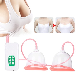 คลังสินค้าใส Breast Enlargement Machine เครื่องนวดขยายเต้านมไฟฟ้าแบบชาร์จ Usb