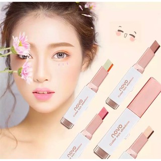 (1 set / 6 แท่ง ครบทุกสี/พร้อมส่ง/ของแท้) อายแชโดว์ แบบแท่ง Novo EyeShadow Stick แต่งตาทูโทน