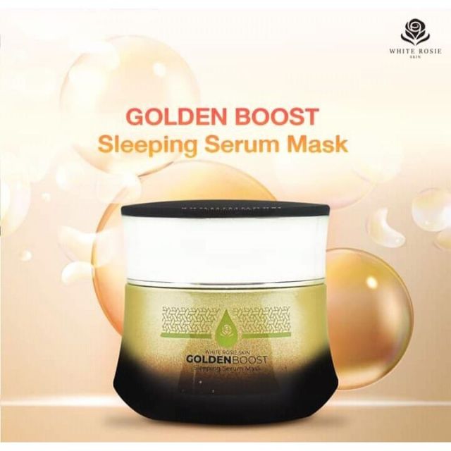 GOLDEN BOOST SLEEPING MASK by White Rosie Skin 50g