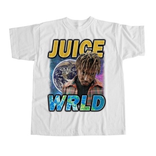 แขนสั้นcrew neckใหม่ เสื้อยืด ผ้าฝ้าย พิมพ์ลายกราฟฟิค Juice Wrld Lucid Dreams Iverson สไตล์ฮิปฮอป สําหรับผู้ชายS-XXXXL