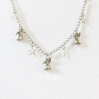 Rabbit star bracie กำไลจี้กระต่ายและดาว