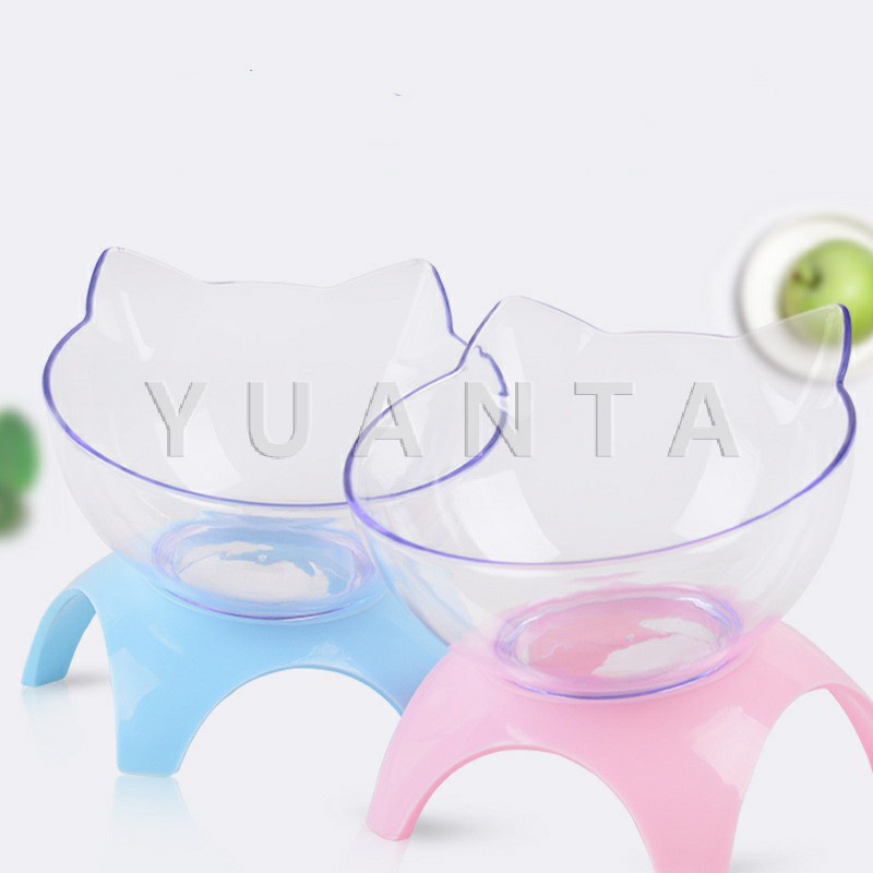 YUANTA ชามอาหารสัตว์เลี้ยง แบบคู่/แบบเดี่ยว อุปกรณ์สัตว์เลี้ยง ชามข้าวหมา Pet bowl