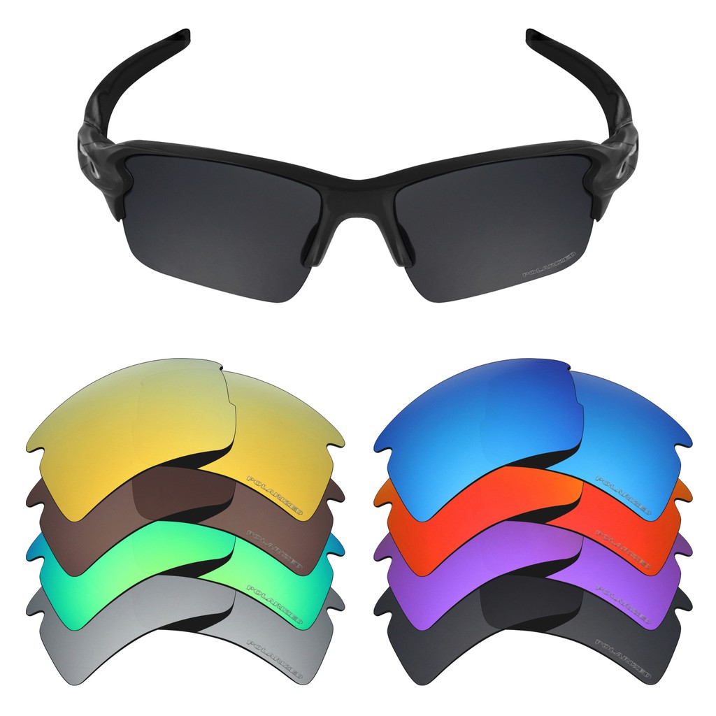 Mryok POLARIZED เลนส์สํารองป้องกันรอยขีดข่วนสําหรับ Flak 2.0 XL OO9188 - ตัวเลือก