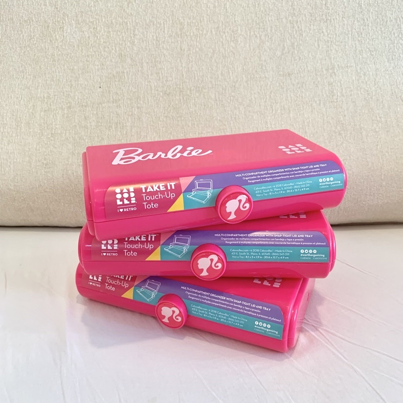 ( พร้อมส่ง❕) กล่อง Caboodles size S Barbie™ limited edition สี hot pink