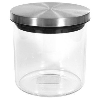 ขวดโหลแก้วกลมฝาดึง S 0.45 ลิตร  CANISTER GLASS ROUND PULL LID S 0.45L